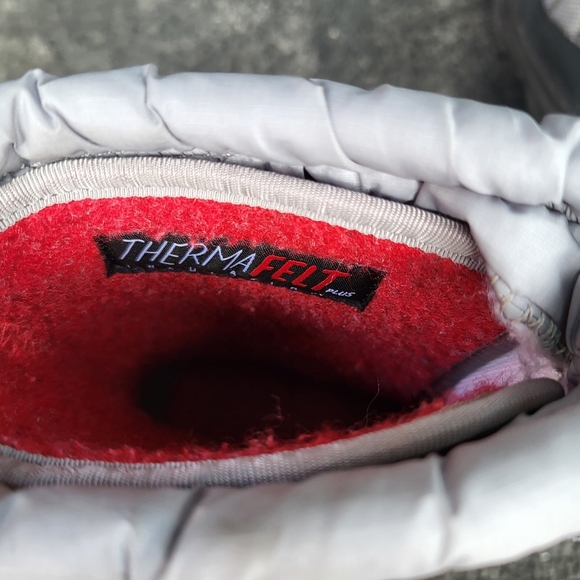 The North Face Blue and Gray Winter Boots sz 1 - Picture 2 of 9